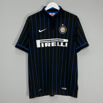 Shop 2014/15 INTER MILAN HOME SHIRT (L) NIKE, classic football shirts, vintage football shirts & retro soccer jerseys at Cult Kits
