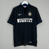 Shop 2014/15 INTER MILAN HOME SHIRT (L) NIKE, classic football shirts, vintage football shirts & retro soccer jerseys at Cult Kits
