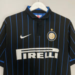 Shop 2014/15 INTER MILAN HOME SHIRT (L) NIKE, classic football shirts, vintage football shirts & retro soccer jerseys at Cult Kits