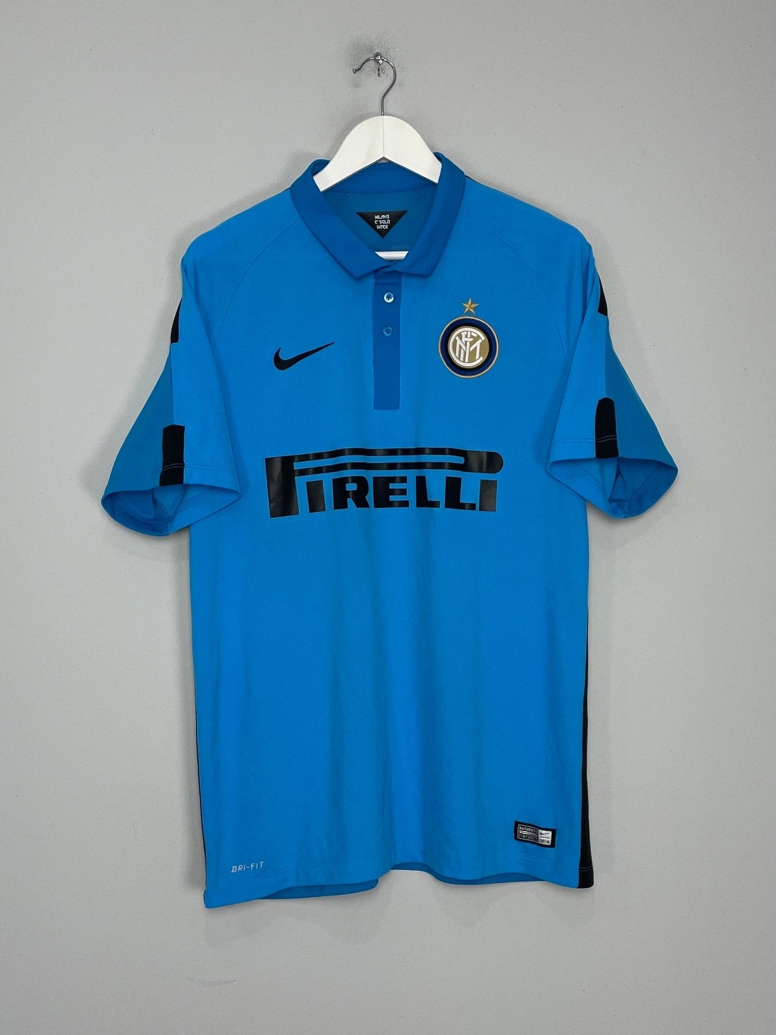 Shop 2014/15 INTER MILAN J.ZANETTI #4 THIRD SHIRT (L) NIKE, classic football shirts, vintage football shirts & retro soccer jerseys at Cult Kits