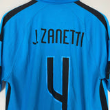 Shop 2014/15 INTER MILAN J.ZANETTI #4 THIRD SHIRT (L) NIKE, classic football shirts, vintage football shirts & retro soccer jerseys at Cult Kits
