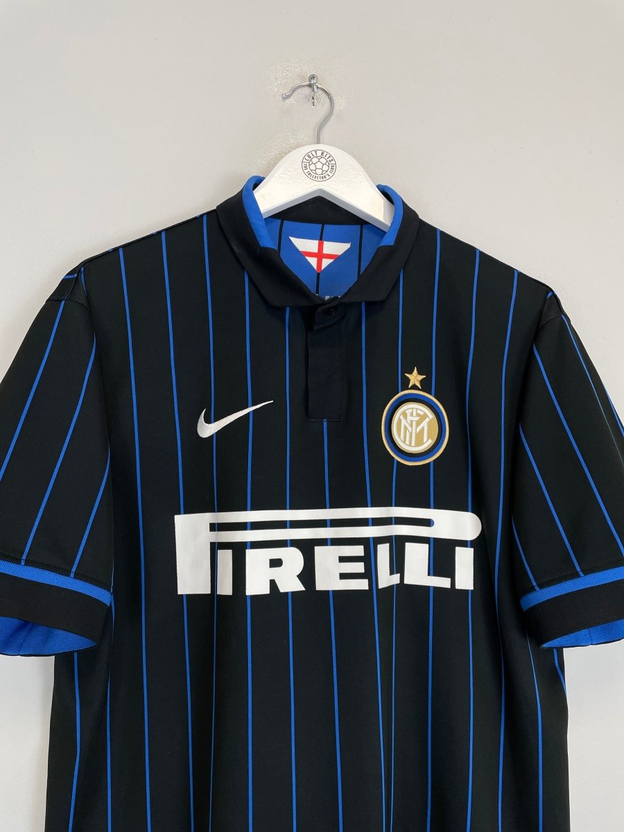 2014/15 INTER MILAN NAGATOMO 55 HOME SHIRT (L) NIKE - Cult Kits - Large - Buy Vintage Football Shirts, Authentic Retro Football Shirts For Sale, Classic Football Shirts & Soccer Jersey