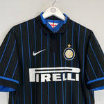 2014/15 INTER MILAN NAGATOMO 55 HOME SHIRT (L) NIKE - Cult Kits - Large - Buy Vintage Football Shirts, Authentic Retro Football Shirts For Sale, Classic Football Shirts & Soccer Jersey