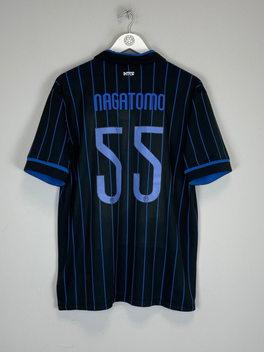 2014/15 INTER MILAN NAGATOMO 55 HOME SHIRT (L) NIKE - Cult Kits - Large - Buy Vintage Football Shirts, Authentic Retro Football Shirts For Sale, Classic Football Shirts & Soccer Jersey