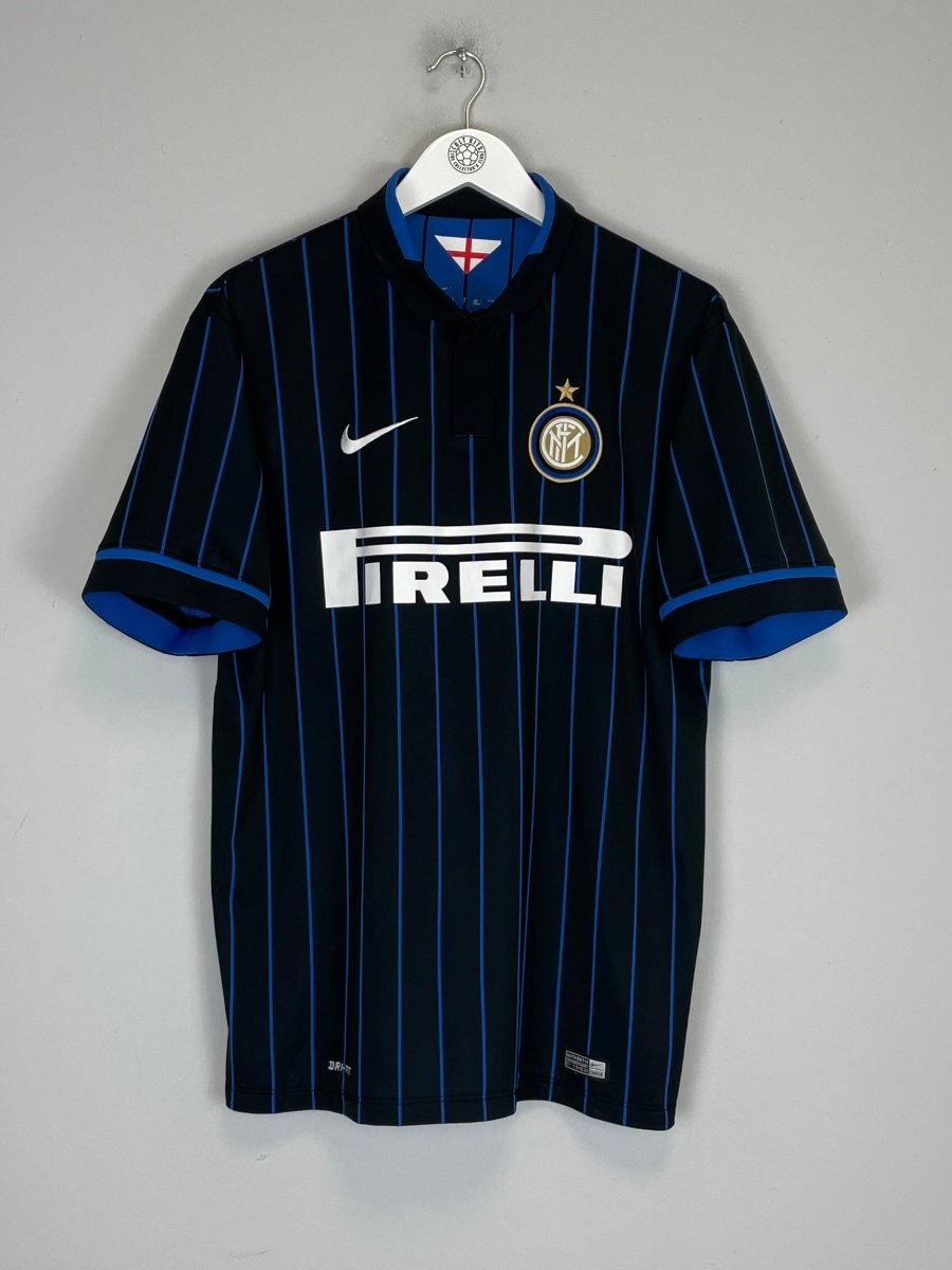 2014/15 INTER MILAN NAGATOMO 55 HOME SHIRT (L) NIKE - Cult Kits - Large - Buy Vintage Football Shirts, Authentic Retro Football Shirts For Sale, Classic Football Shirts & Soccer Jersey