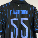 2014/15 INTER MILAN NAGATOMO 55 HOME SHIRT (L) NIKE - Cult Kits - Large - Buy Vintage Football Shirts, Authentic Retro Football Shirts For Sale, Classic Football Shirts & Soccer Jersey