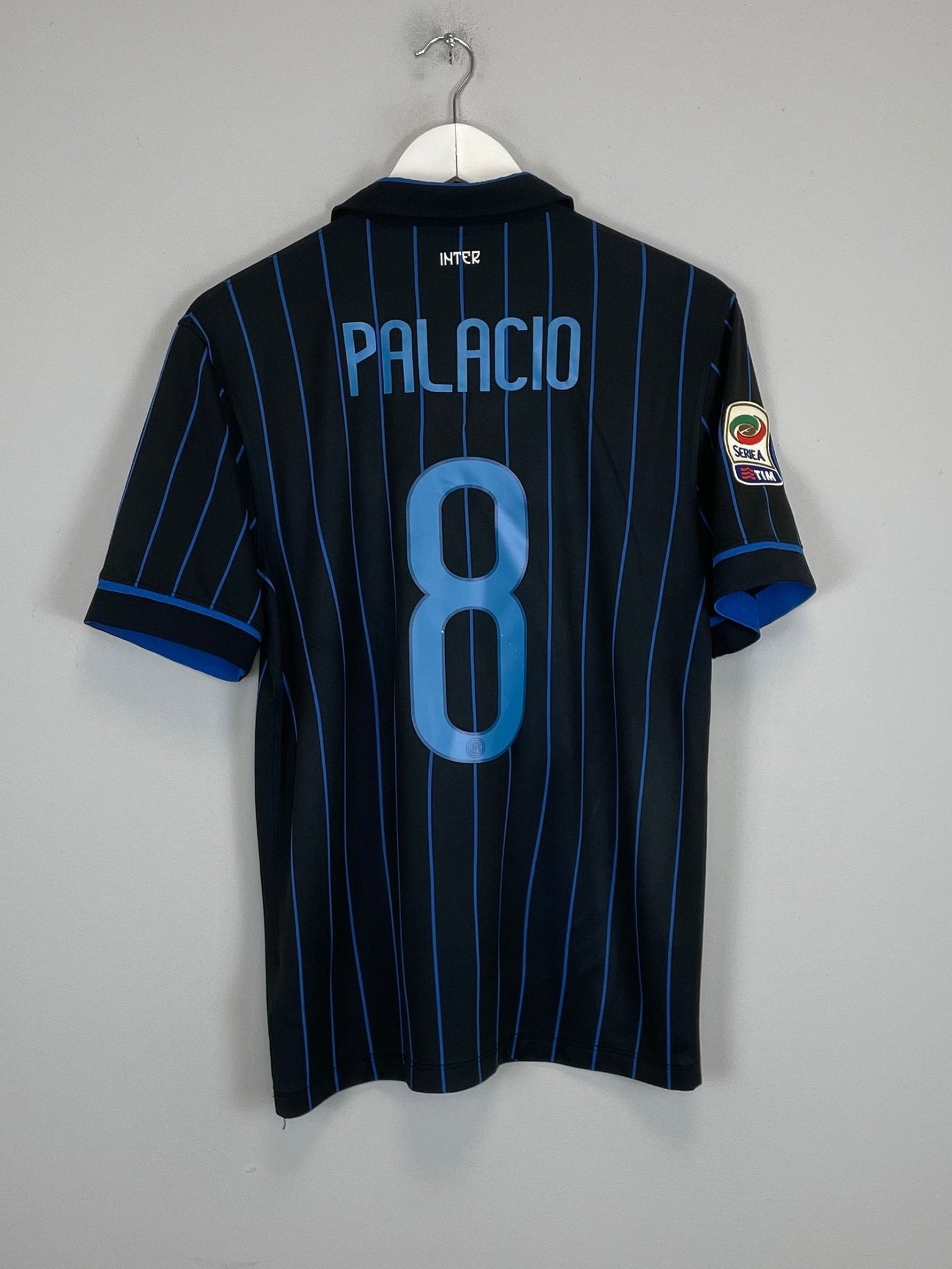 Shop 2014/15 INTER MILAN PALACIO #8 HOME SHIRT (S) NIKE, classic football shirts, vintage football shirts & retro soccer jerseys at Cult Kits