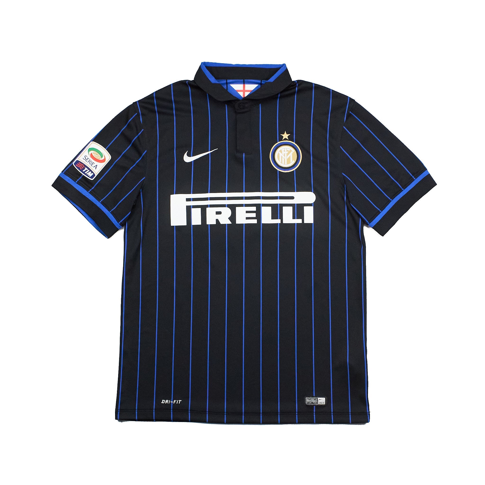 Buy 2014/15 Inter Milan Zanetti 4 Home Shirt (M) Nike ~ Free worldwide shipping ~ Authentic Vintage Football Shirts from Cult Kits