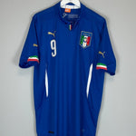 2014/15 ITALY BALOTELLI 9 HOME SHIRT (XL) PUMA - Cult Kits - XL - Buy Vintage Football Shirts, Authentic Retro Football Shirts For Sale, Classic Football Shirts & Soccer Jersey