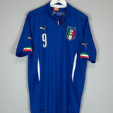 2014/15 ITALY BALOTELLI 9 HOME SHIRT (XL) PUMA - Cult Kits - XL - Buy Vintage Football Shirts, Authentic Retro Football Shirts For Sale, Classic Football Shirts & Soccer Jersey