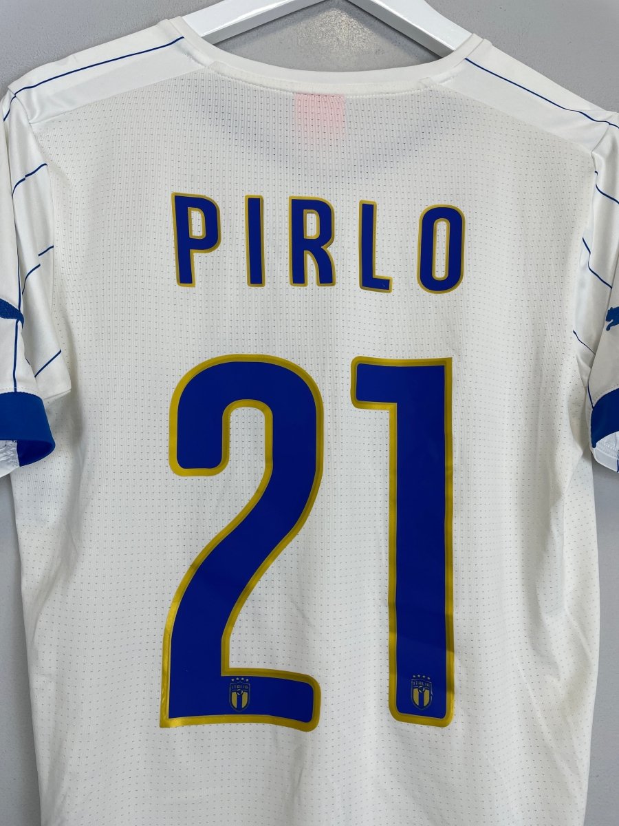 2014/15 ITALY PIRLO 21 AWAY SHIRT (S) PUMA - Cult Kits - Small - Buy Vintage Football Shirts, Authentic Retro Football Shirts For Sale, Classic Football Shirts & Soccer Jersey