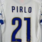 2014/15 ITALY PIRLO 21 AWAY SHIRT (S) PUMA - Cult Kits - Small - Buy Vintage Football Shirts, Authentic Retro Football Shirts For Sale, Classic Football Shirts & Soccer Jersey