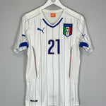 2014/15 ITALY PIRLO 21 AWAY SHIRT (S) PUMA - Cult Kits - Small - Buy Vintage Football Shirts, Authentic Retro Football Shirts For Sale, Classic Football Shirts & Soccer Jersey