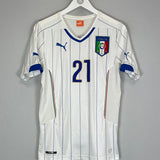 2014/15 ITALY PIRLO 21 AWAY SHIRT (S) PUMA - Cult Kits - Small - Buy Vintage Football Shirts, Authentic Retro Football Shirts For Sale, Classic Football Shirts & Soccer Jersey