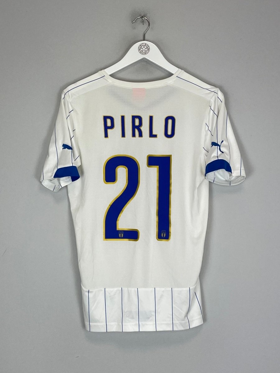 2014/15 ITALY PIRLO 21 AWAY SHIRT (S) PUMA - Cult Kits - Small - Buy Vintage Football Shirts, Authentic Retro Football Shirts For Sale, Classic Football Shirts & Soccer Jersey