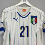2014/15 ITALY PIRLO 21 AWAY SHIRT (S) PUMA - Cult Kits - Small - Buy Vintage Football Shirts, Authentic Retro Football Shirts For Sale, Classic Football Shirts & Soccer Jersey