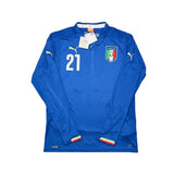 Buy 2014/15 Italy Pirlo 21 *BNWT* L/S Home Shirt (XL) Puma ~ Free worldwide shipping ~ Authentic Vintage Football Shirts from Cult Kits