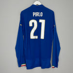 Shop 2014/15 ITALY PIRLO #21 L/S HOME SHIRT (XL) PUMA, classic football shirts, vintage football shirts & retro soccer jerseys at Cult Kits