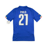 Buy 2014/15 Italy Pirlo 21 *Player Issue* Home Shirt (XL) Puma ~ Free worldwide shipping ~ Authentic Vintage Football Shirts from Cult Kits
