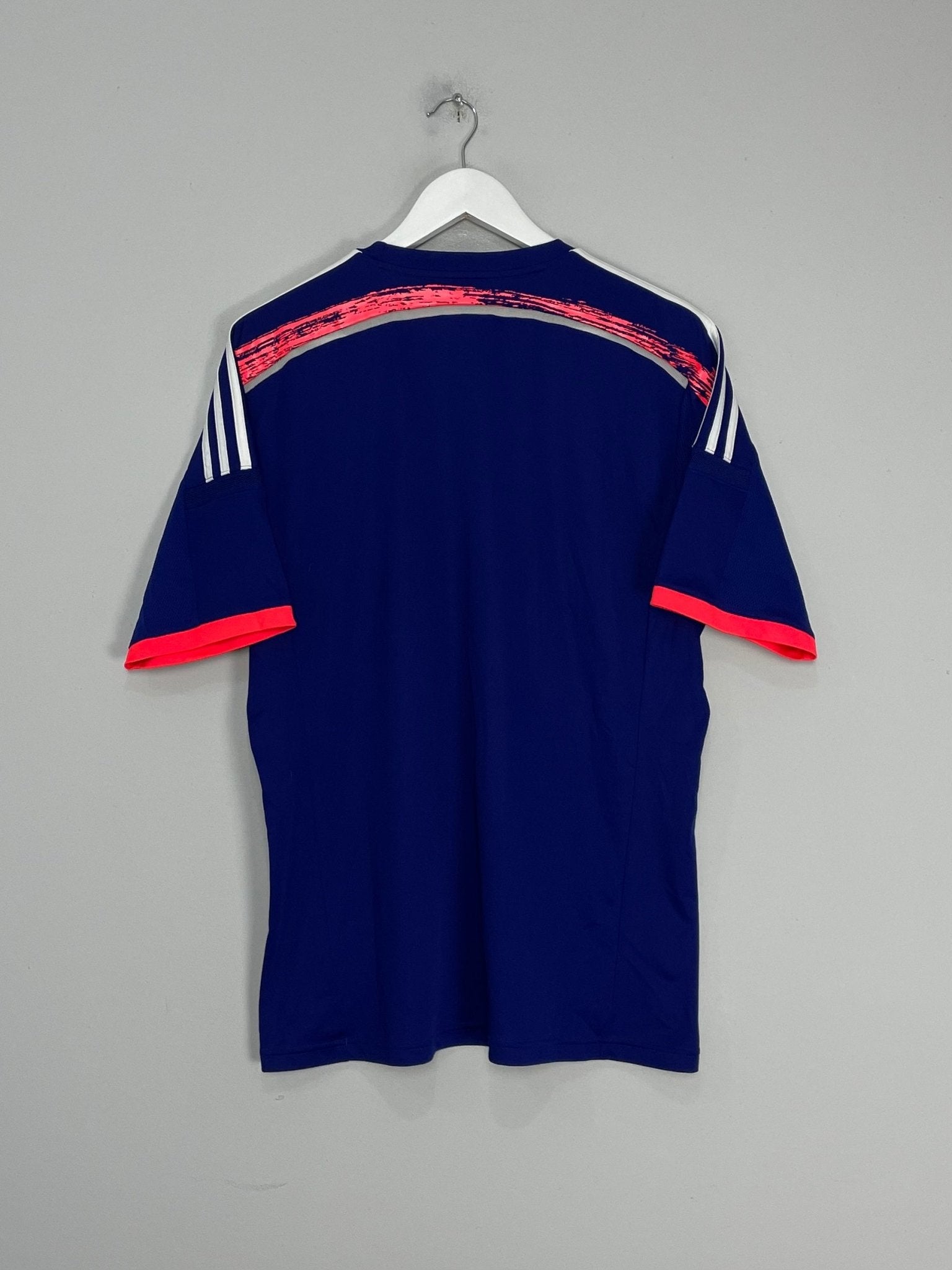 Shop 2014/15 JAPAN HOME SHIRT (L) ADIDAS, classic football shirts, vintage football shirts & retro soccer jerseys at Cult Kits