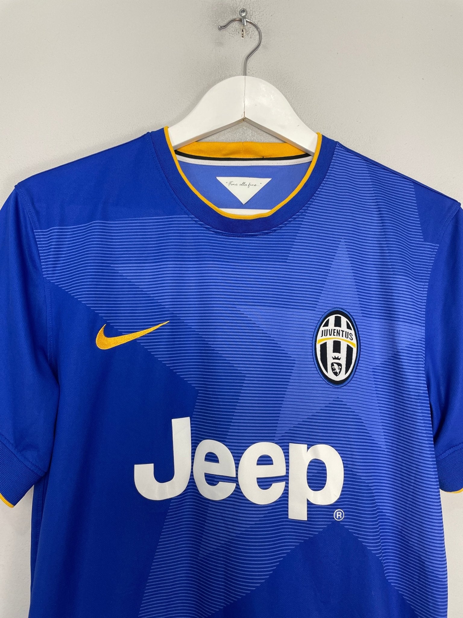 Shop 2014/15 JUVENTUS POGBA #6 AWAY SHIRT (M) NIKE, classic football shirts, vintage football shirts & retro soccer jerseys at Cult Kits