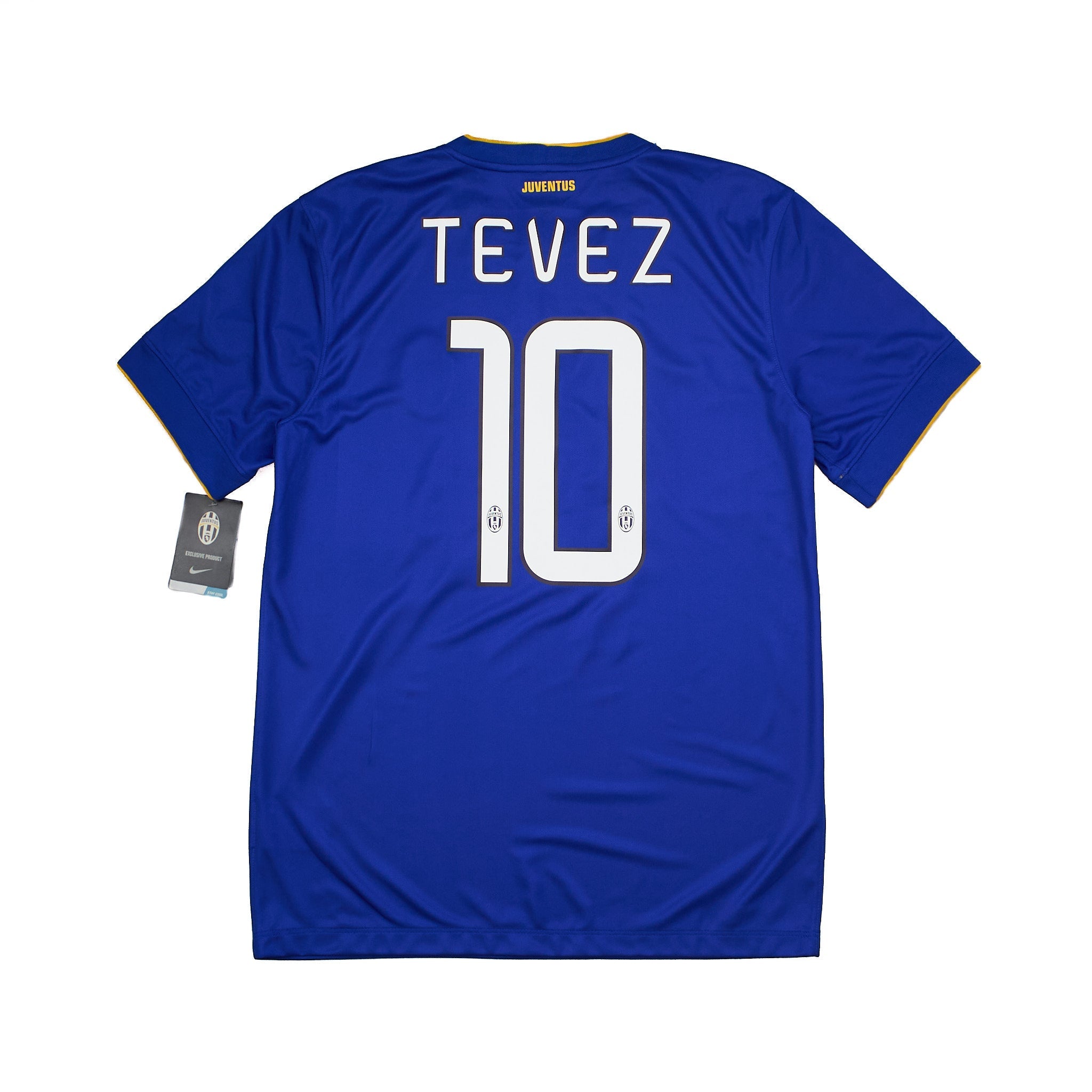 Buy 2014/15 Juventus Tevez 10 BNWT Away Shirt (M) Nike ~ Free worldwide shipping ~ Authentic Vintage Football Shirts from Cult Kits