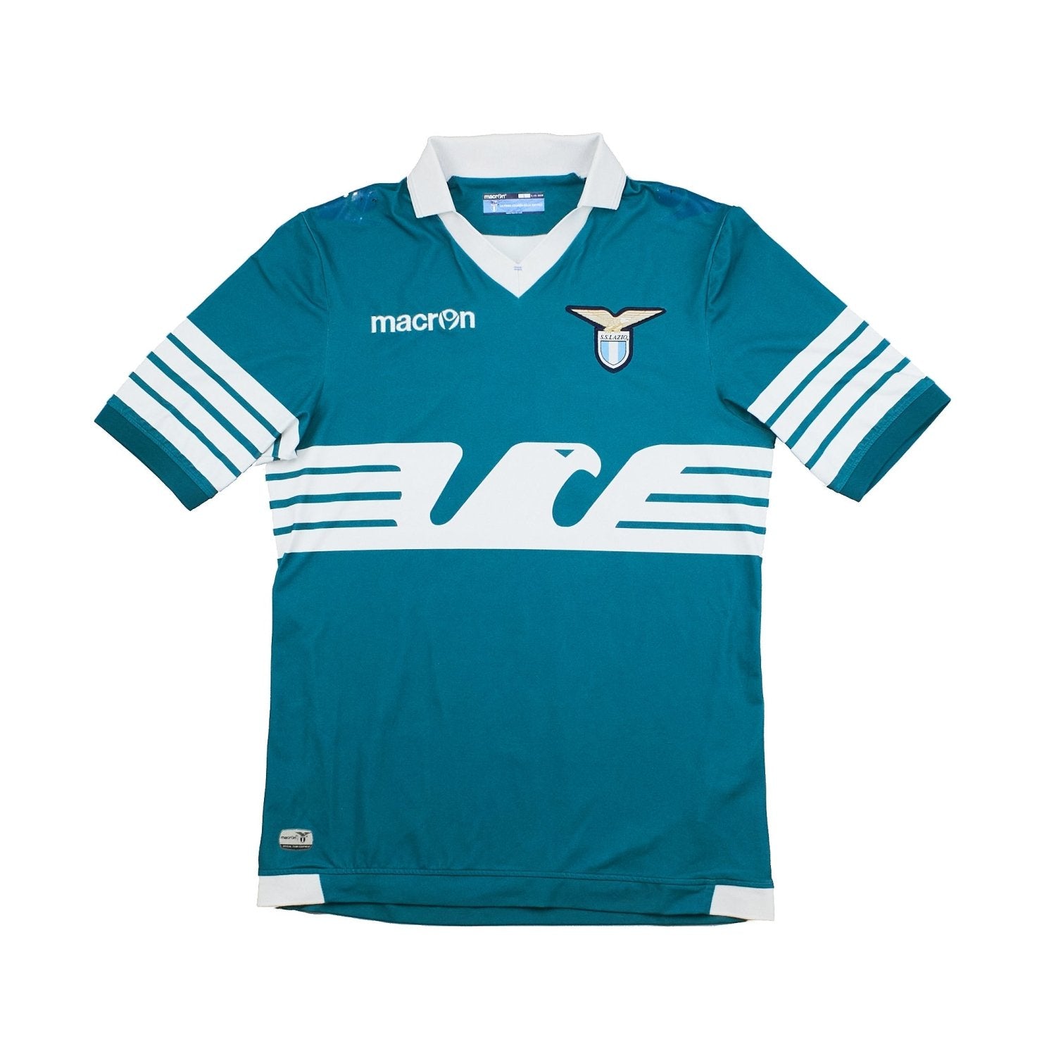 Buy 2014/15 Lazio *Anniversary* Goalkeeper Shirt (L) Macron ~ Free worldwide shipping ~ Authentic Vintage Football Shirts from Cult Kits