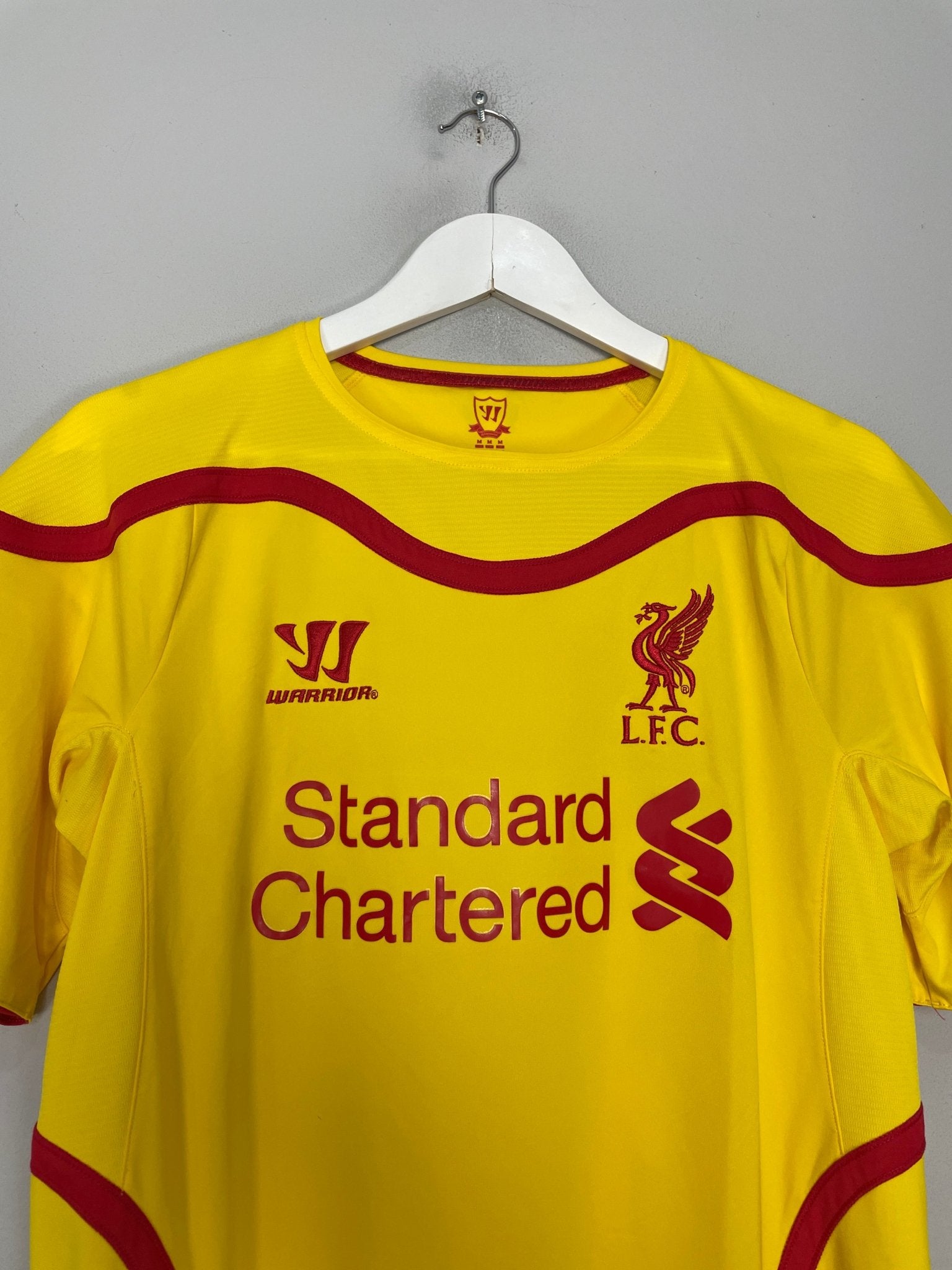 Shop 2014/15 LIVERPOOL BALOTELLI #45 AWAY SHIRT (M) WARRIOR, classic football shirts, vintage football shirts & retro soccer jerseys at Cult Kits