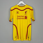 Shop 2014/15 LIVERPOOL GERRARD #8 AWAY SHIRT (M) WARRIOR, classic football shirts, vintage football shirts & retro soccer jerseys at Cult Kits