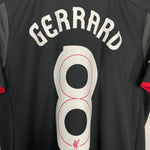 Shop 2014/15 LIVERPOOL GERRARD #8 C/L THIRD SHIRT (M) WARRIOR, classic football shirts, vintage football shirts & retro soccer jerseys at Cult Kits
