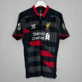 Shop 2014/15 LIVERPOOL GERRARD #8 C/L THIRD SHIRT (M) WARRIOR, classic football shirts, vintage football shirts & retro soccer jerseys at Cult Kits
