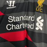 Shop 2014/15 LIVERPOOL GERRARD #8 C/L THIRD SHIRT (M) WARRIOR, classic football shirts, vintage football shirts & retro soccer jerseys at Cult Kits