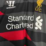 Shop 2014/15 LIVERPOOL GERRARD #8 C/L THIRD SHIRT (M) WARRIOR, classic football shirts, vintage football shirts & retro soccer jerseys at Cult Kits