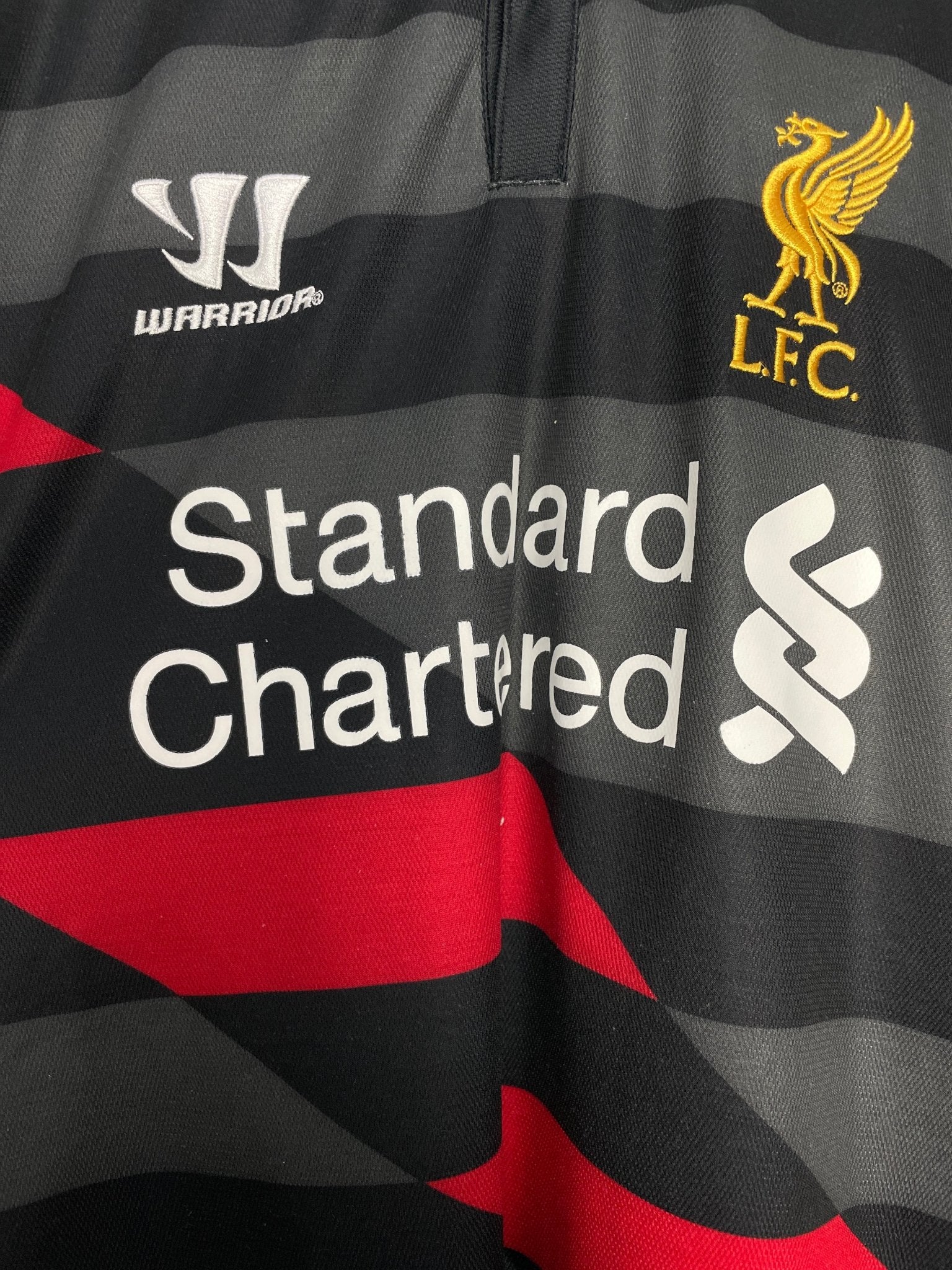 Shop 2014/15 LIVERPOOL GERRARD #8 C/L THIRD SHIRT (M) WARRIOR, classic football shirts, vintage football shirts & retro soccer jerseys at Cult Kits