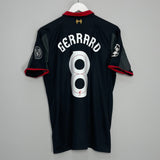 Shop 2014/15 LIVERPOOL GERRARD #8 C/L THIRD SHIRT (M) WARRIOR, classic football shirts, vintage football shirts & retro soccer jerseys at Cult Kits