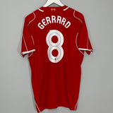 Shop 2014/15 LIVERPOOL GERRARD #8 HOME SHIRT (L) WARRIOR, classic football shirts, vintage football shirts & retro soccer jerseys at Cult Kits