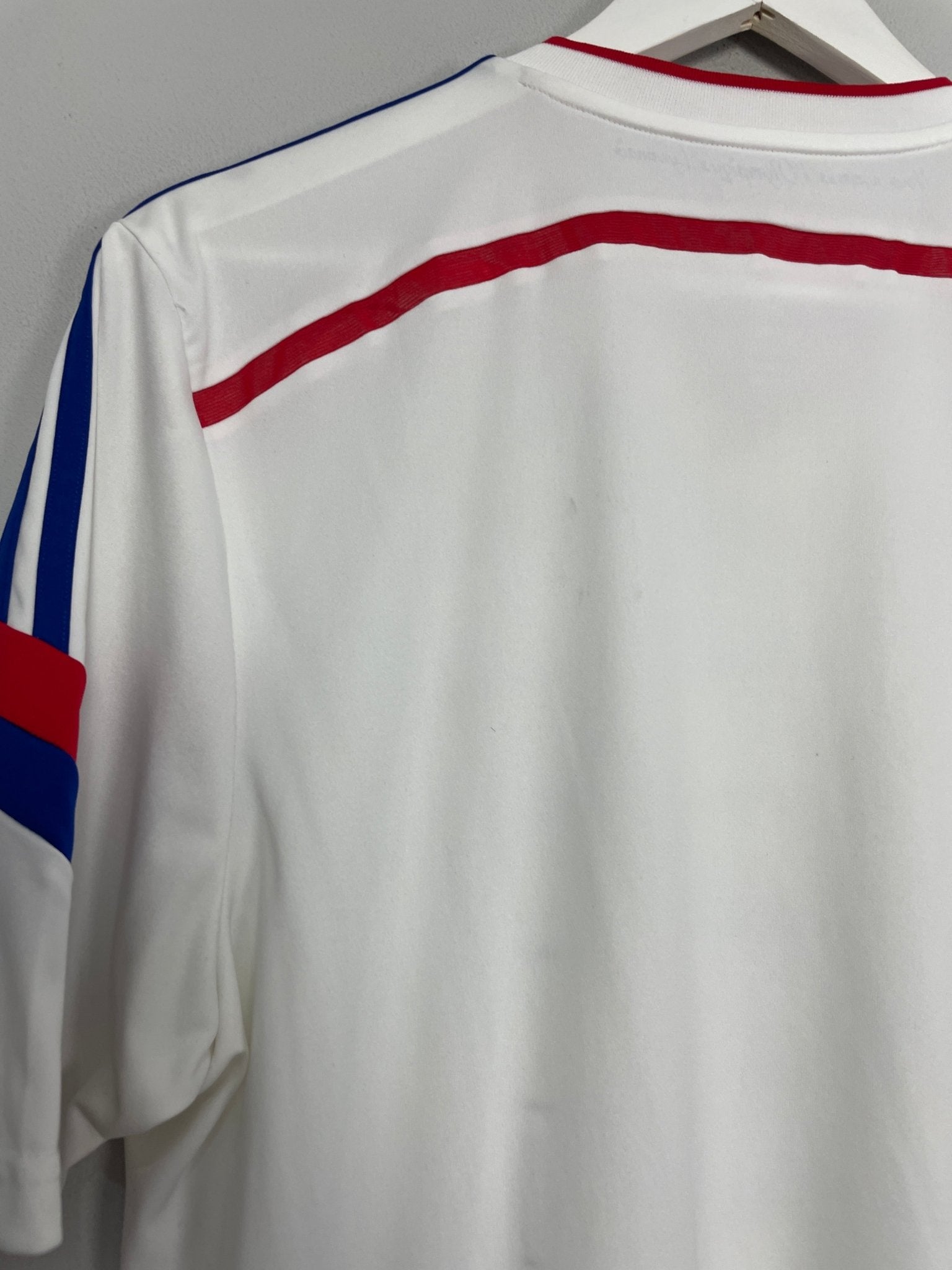 Shop 2014/15 LYON HOME SHIRT (L) ADIDAS, classic football shirts, vintage football shirts & retro soccer jerseys at Cult Kits