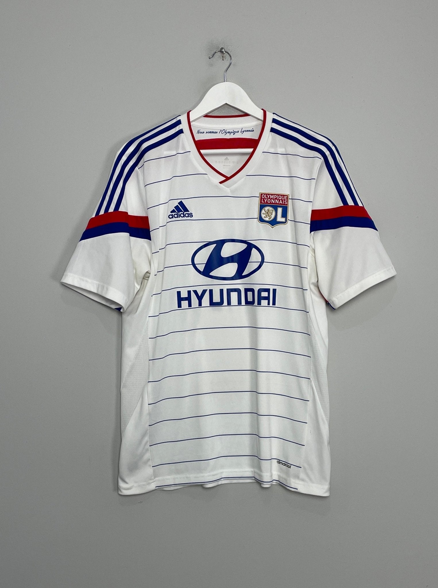 Shop 2014/15 LYON HOME SHIRT (L) ADIDAS, classic football shirts, vintage football shirts & retro soccer jerseys at Cult Kits