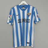 Shop 2014/15 MALAGA LUIS ALBERTO #22 HOME SHIRT (M) NIKE, classic football shirts, vintage football shirts & retro soccer jerseys at Cult Kits