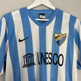 Shop 2014/15 MALAGA LUIS ALBERTO #22 HOME SHIRT (M) NIKE, classic football shirts, vintage football shirts & retro soccer jerseys at Cult Kits