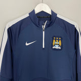Shop 2014/15 MANCHESTER CITY 1/4 ZIP (S) NIKE, classic football shirts, vintage football shirts & retro soccer jerseys at Cult Kits