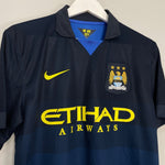 Shop 2014/15 MANCHESTER CITY SILVA #21 AWAY SHIRT (M) NIKE, classic football shirts, vintage football shirts & retro soccer jerseys at Cult Kits