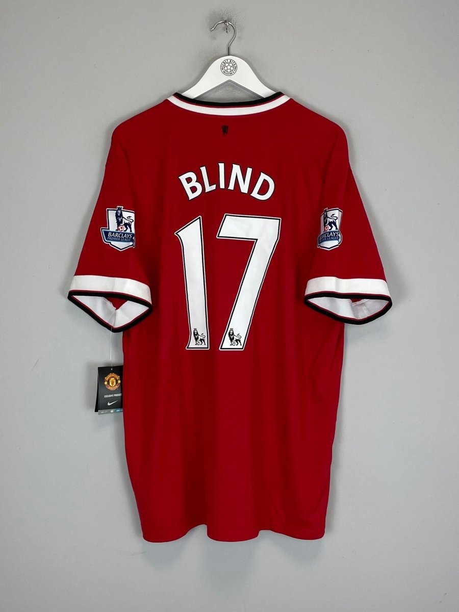 2014/15 MANCHESTER UNITED BLIND 17 *BNWT* HOME SHIRT (XXL) NIKE - Cult Kits - XXL - Buy Vintage Football Shirts, Authentic Retro Football Shirts For Sale, Classic Football Shirts & Soccer Jersey