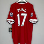 2014/15 MANCHESTER UNITED BLIND 17 *BNWT* HOME SHIRT (XXL) NIKE - Cult Kits - XXL - Buy Vintage Football Shirts, Authentic Retro Football Shirts For Sale, Classic Football Shirts & Soccer Jersey