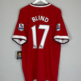 2014/15 MANCHESTER UNITED BLIND 17 *BNWT* HOME SHIRT (XXL) NIKE - Cult Kits - XXL - Buy Vintage Football Shirts, Authentic Retro Football Shirts For Sale, Classic Football Shirts & Soccer Jersey
