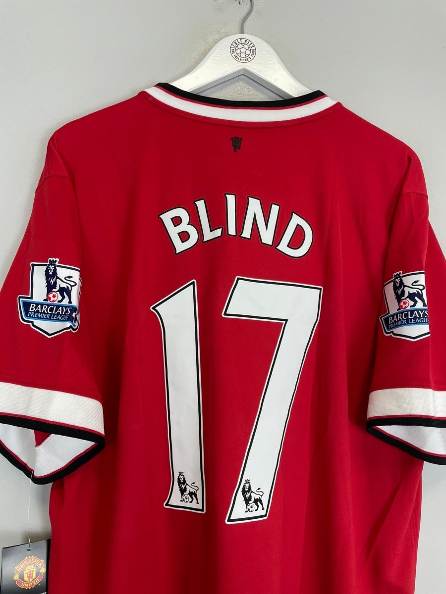 2014/15 MANCHESTER UNITED BLIND 17 *BNWT* HOME SHIRT (XXL) NIKE - Cult Kits - XXL - Buy Vintage Football Shirts, Authentic Retro Football Shirts For Sale, Classic Football Shirts & Soccer Jersey