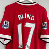 2014/15 MANCHESTER UNITED BLIND 17 *BNWT* HOME SHIRT (XXL) NIKE - Cult Kits - XXL - Buy Vintage Football Shirts, Authentic Retro Football Shirts For Sale, Classic Football Shirts & Soccer Jersey
