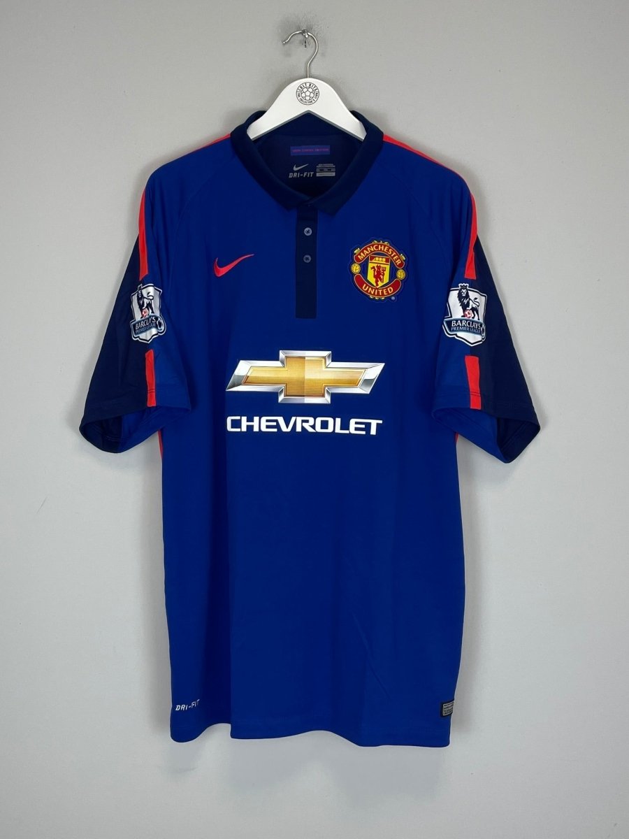 2014/15 MANCHESTER UNITED FALCAO 9 AWAY SHIRT (XXL) NIKE - Cult Kits - XXL - Buy Vintage Football Shirts, Authentic Retro Football Shirts For Sale, Classic Football Shirts & Soccer Jersey