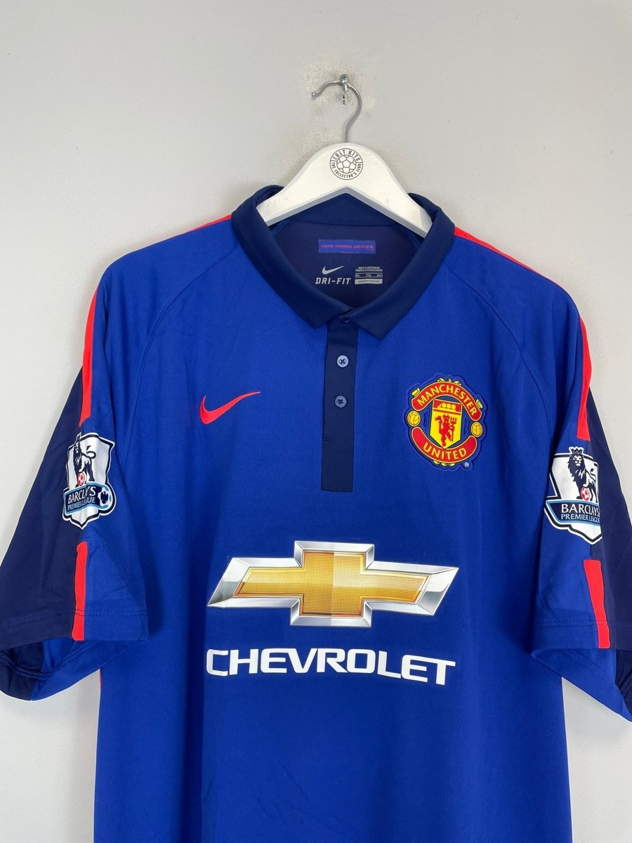 2014/15 MANCHESTER UNITED FALCAO 9 AWAY SHIRT (XXL) NIKE - Cult Kits - XXL - Buy Vintage Football Shirts, Authentic Retro Football Shirts For Sale, Classic Football Shirts & Soccer Jersey