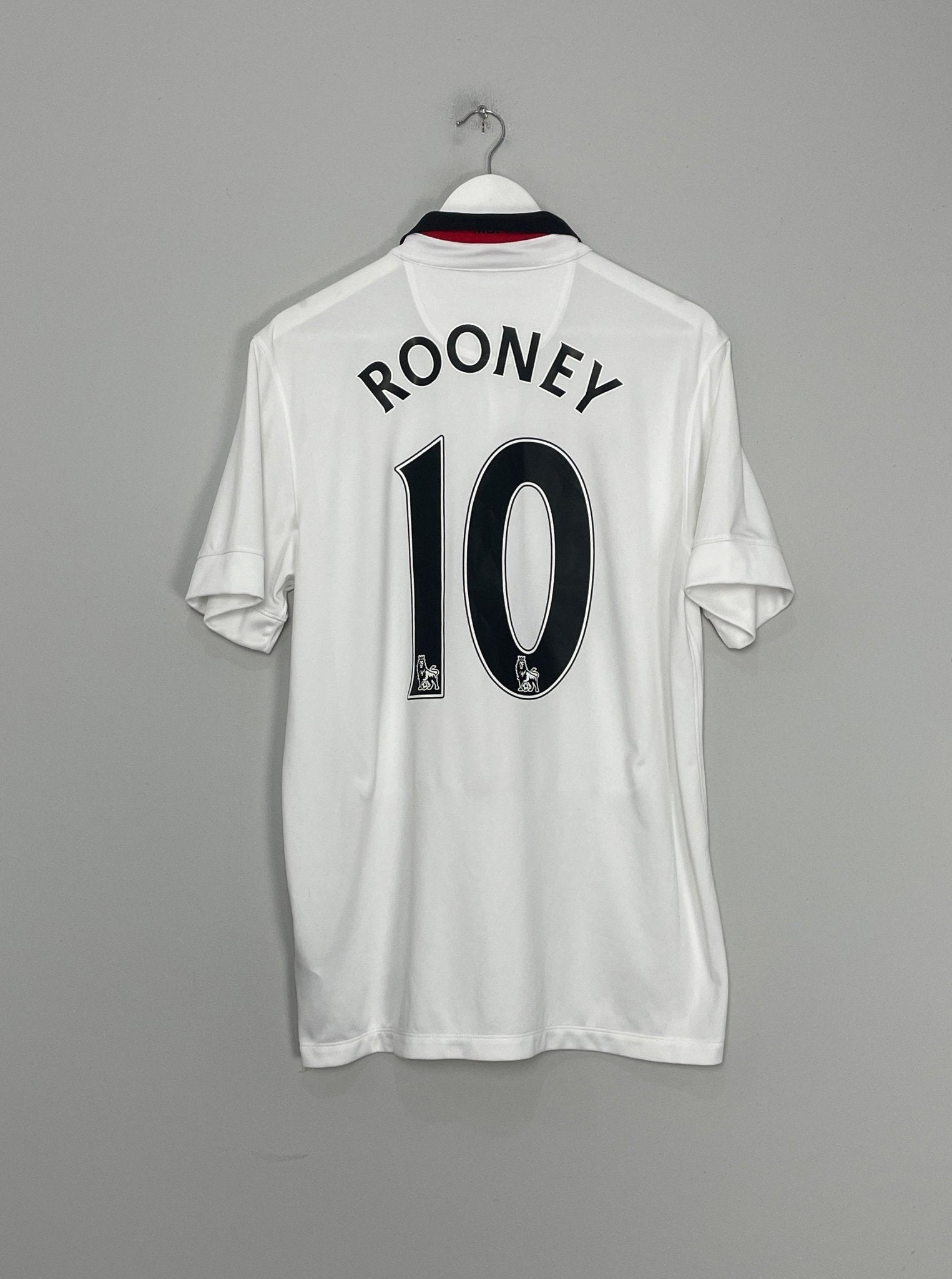 Shop 2014/15 MANCHESTER UNITED ROONEY #10 AWAY SHIRT (L) NIKE, classic football shirts, vintage football shirts & retro soccer jerseys at Cult Kits